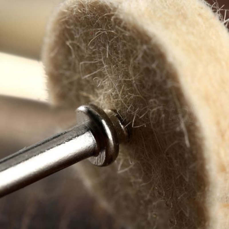 50Pcs-25mm-Fine-Shank-Jewelry-Metals-Polishing-Buffing-Wheels-Wool-Felt-Polisher-Disc-Pad-Rotary-Tool-1 50Pcs 25mm Fine Shank Jewelry Metals Polishing - Image 3