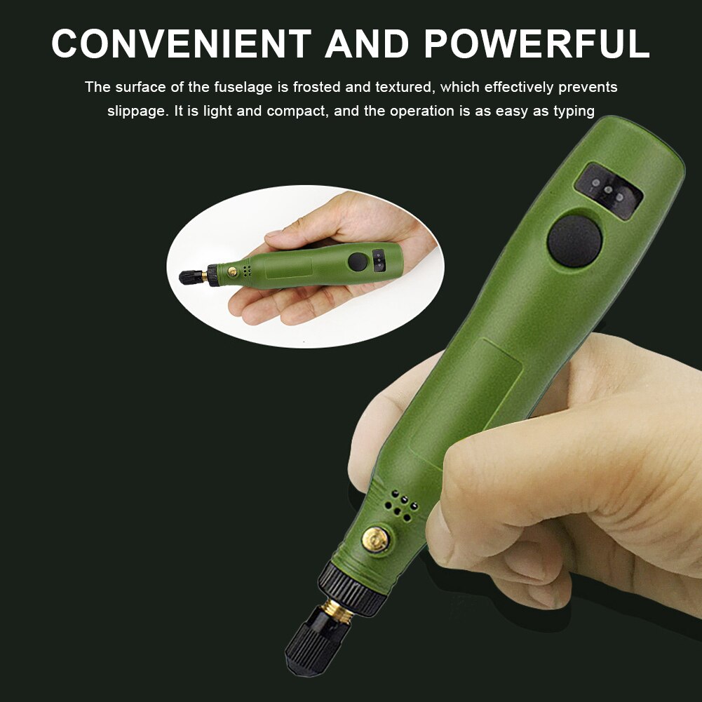 Mini-Wireless-Drill-Electric-Carving-Pen-Variable-Speed-USB-Cordless-Drill-Rotary-Tools-Kit-Engraver-Grinding Mini Wireless Drill Electric Carving Pen Variable Speed USB Cordless - Image 1